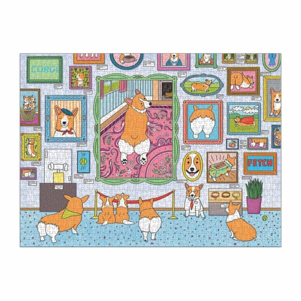 Puzzle Museum of the Corgi - Galison - 1000 pièces