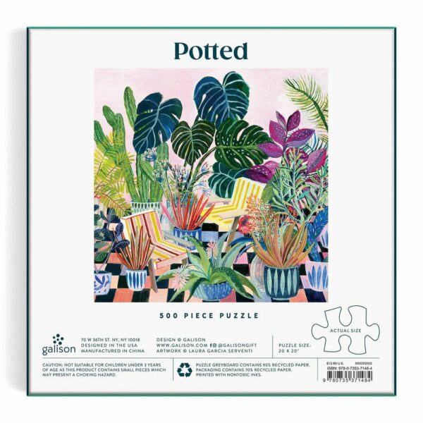 Puzzle Potted - Galison - 500 pièces