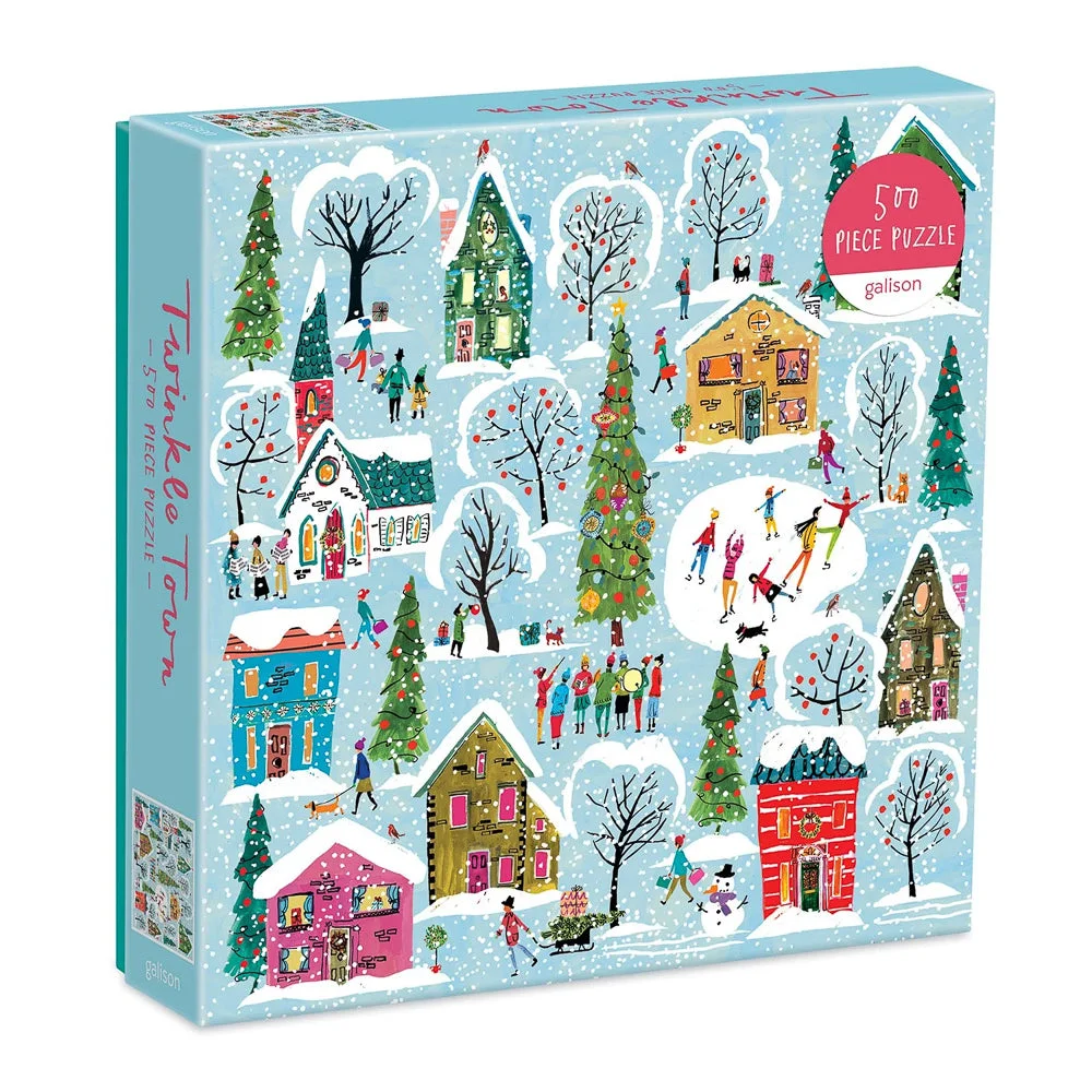 Puzzle Twinkle Town - Galison - 500 pièces