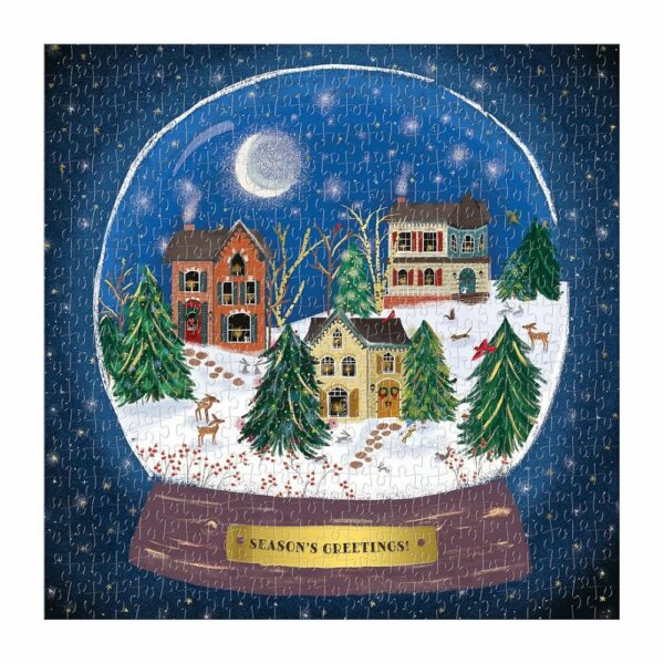 Puzzle Winter Snow Globe - Galison - 500 pièces Puzzle Winter Snow Globe - Galison - 500 pièces