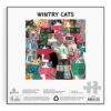 Puzzle Wintry Cats - Galison - 500 pièces Puzzle Wintry Cats - Galison - 500 pièces