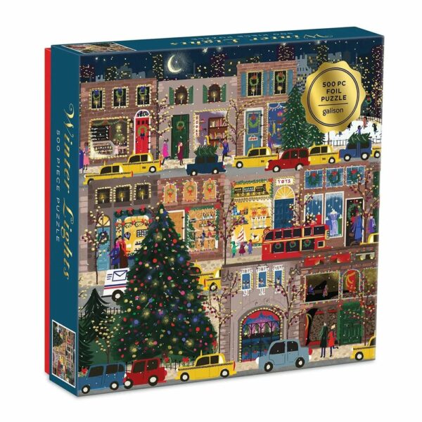 Puzzle Winter Lights - Galison - 500 pièces