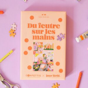 Puzzle Du feutre sur les mains - Jour Férié - 500 pièces
