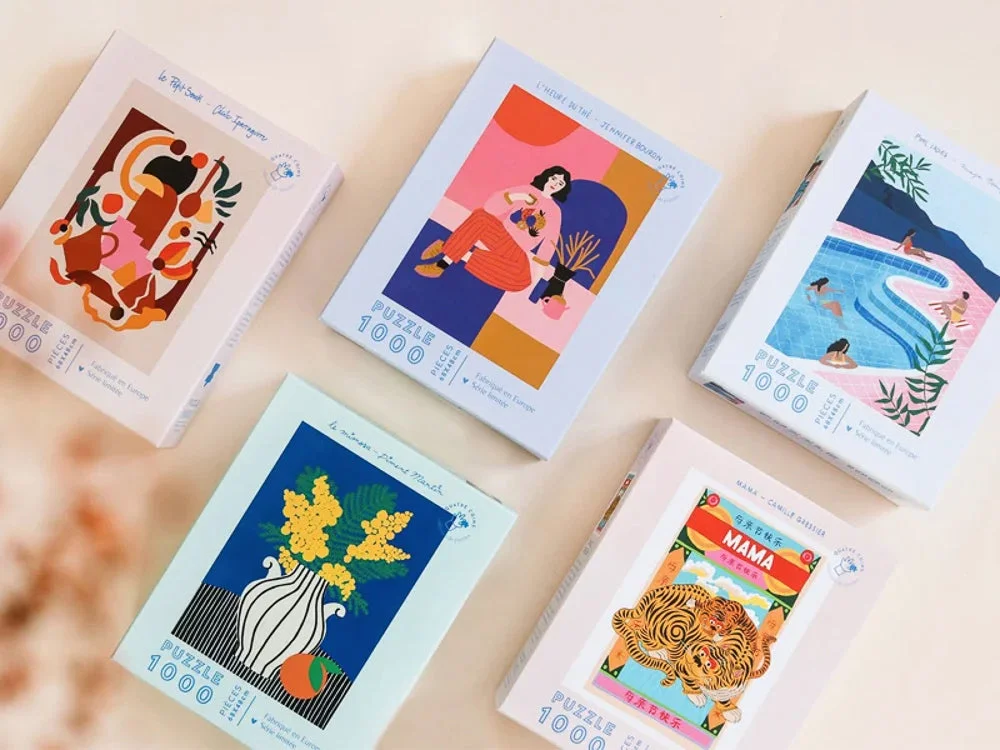 Puzzle Pool Ladies - La Petite Epicerie - 1000 pièces