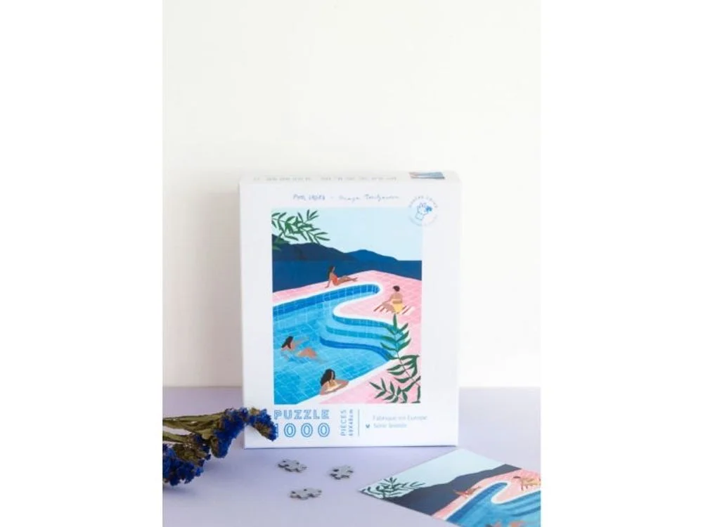Puzzle Pool Ladies - La Petite Epicerie - 1000 pièces