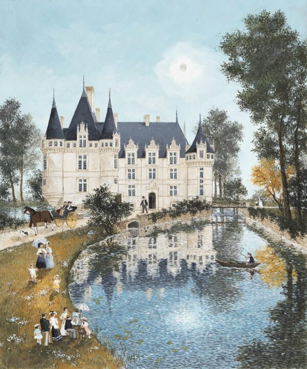 Puzzle Azay Le Rideau - Michèle Wilson - 150 pièces