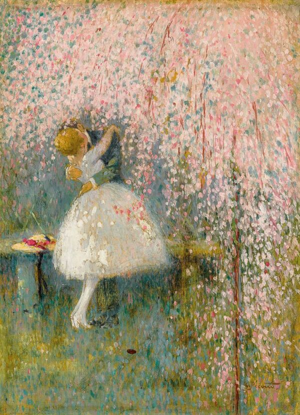 Puzzle Sous l'arbre Rose - Michèle Wilson - 80 pièces