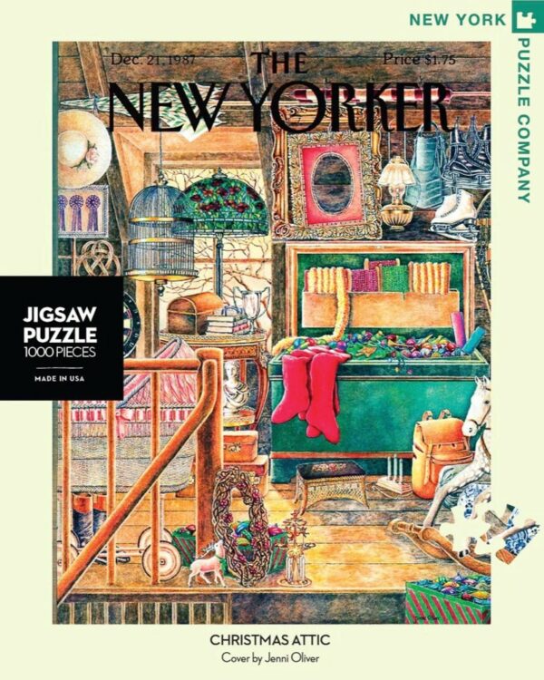 Puzzle Christmas Attic - New York Puzzle Company - 1000 pièces