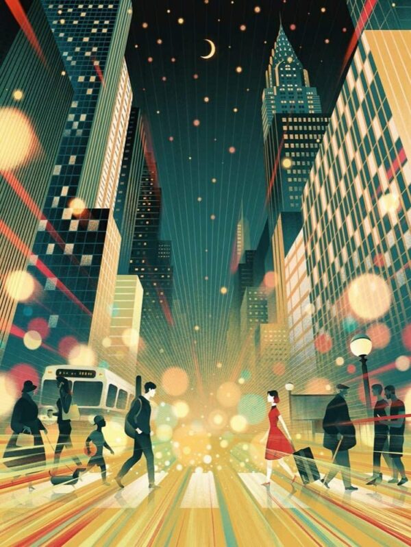 Puzzle Moonlight Moment - New York Puzzle Company - 1000 pièces