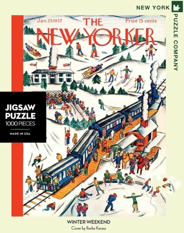 Puzzle Winter Weekend - New York Puzzle Company - 1000 pièces Puzzle Winter Weekend - New York Puzzle Company - 1000 pièces