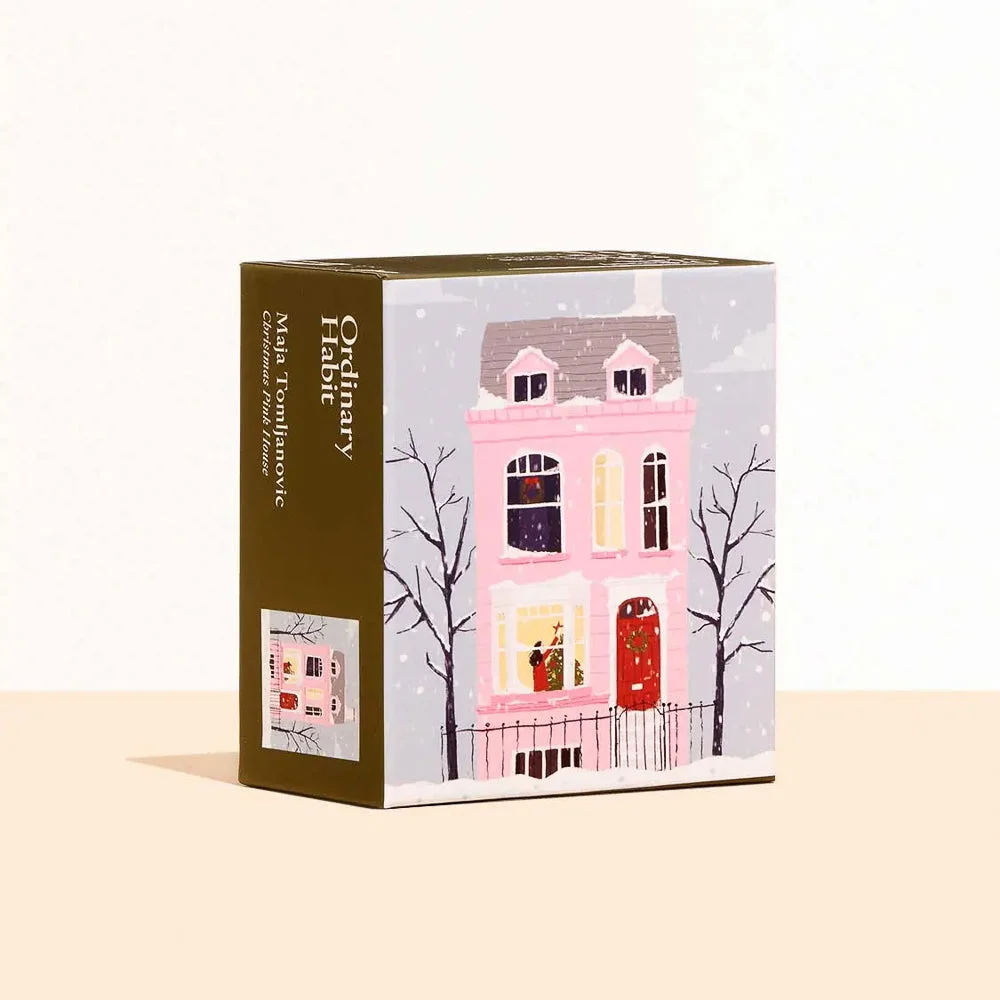 Puzzle Christmas Pink House - Ordinary Habit - 100 pièces