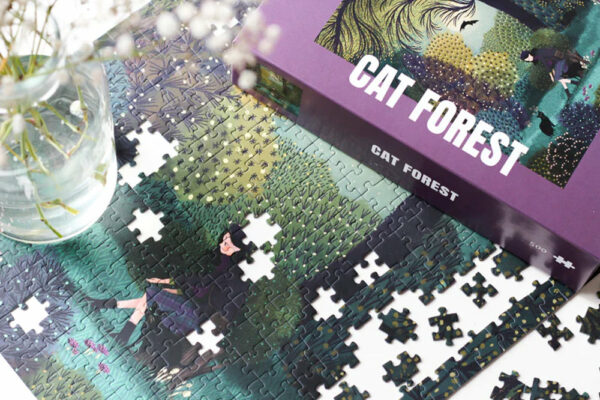 Puzzle Cat Forest - Piecely - 500 pièces Puzzle Cat Forest - Piecely - 500 pièces