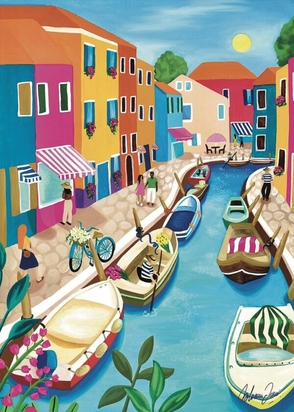Puzzle Burano - Pieces & Peace - 1000 pièces Puzzle Burano - Pieces & Peace - 1000 pièces