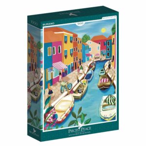 Puzzle Burano - Pieces & Peace - 1000 pièces