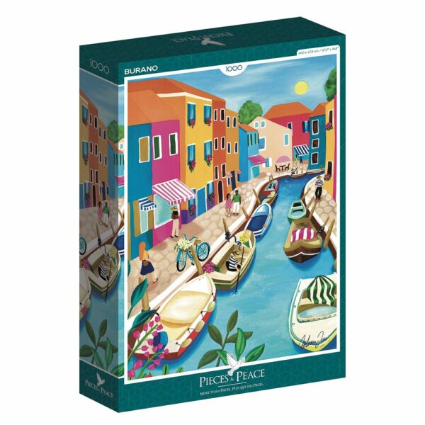 Puzzle Burano - Pieces & Peace - 1000 pièces