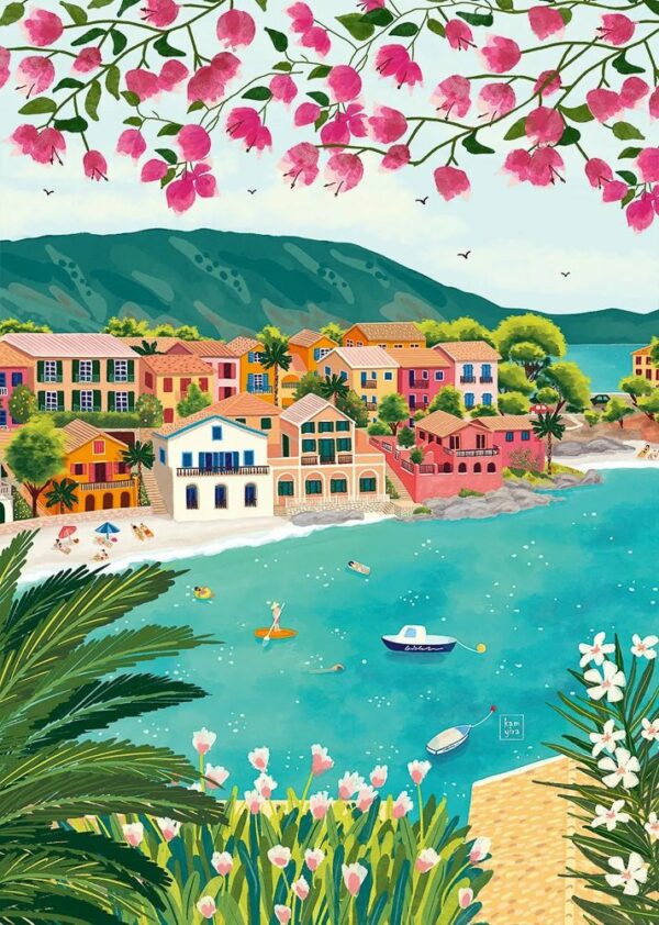 Puzzle Kefalonia - Greece - Pieces & Peace - 1000 pièces Puzzle Kefalonia - Greece - Pieces & Peace - 1000 pièces