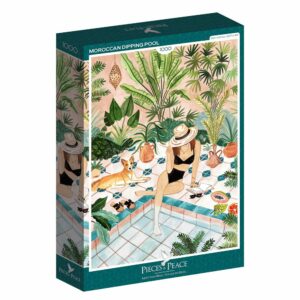 Puzzle Moroccan Dipping Pool - Pieces & Peace - 1000 pièces