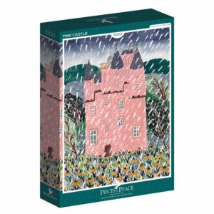 Puzzle Pink Castle - Pieces & Peace - 1000 pièces