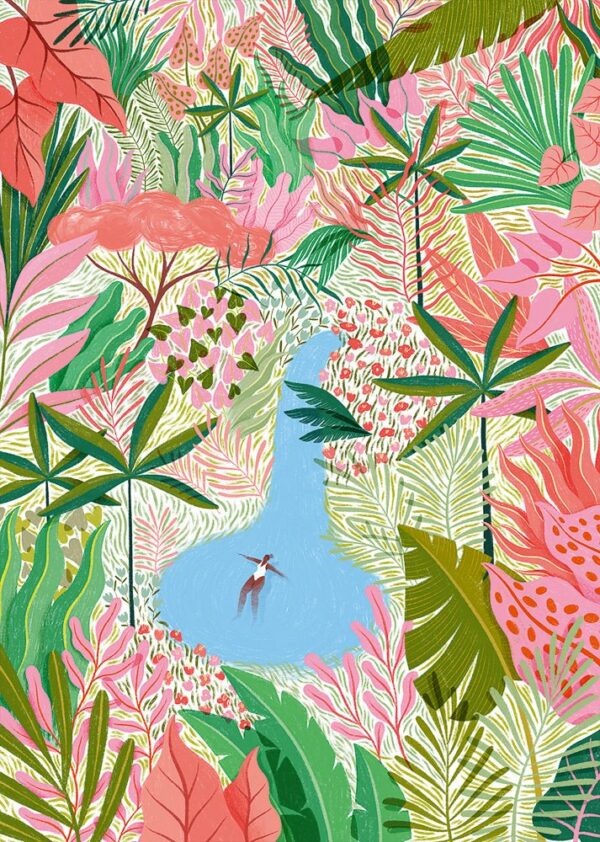 Puzzle Piscine Naturelle - Pieces & Peace - 1000 pièces