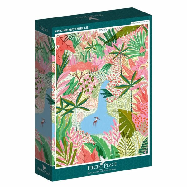 Puzzle Piscine Naturelle - Pieces & Peace - 1000 pièces