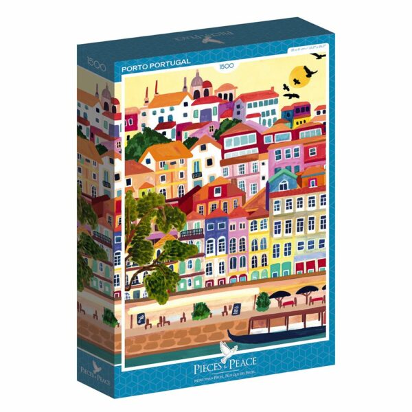 Puzzle Porto Portugal - Pieces & Peace - 1500 pièces
