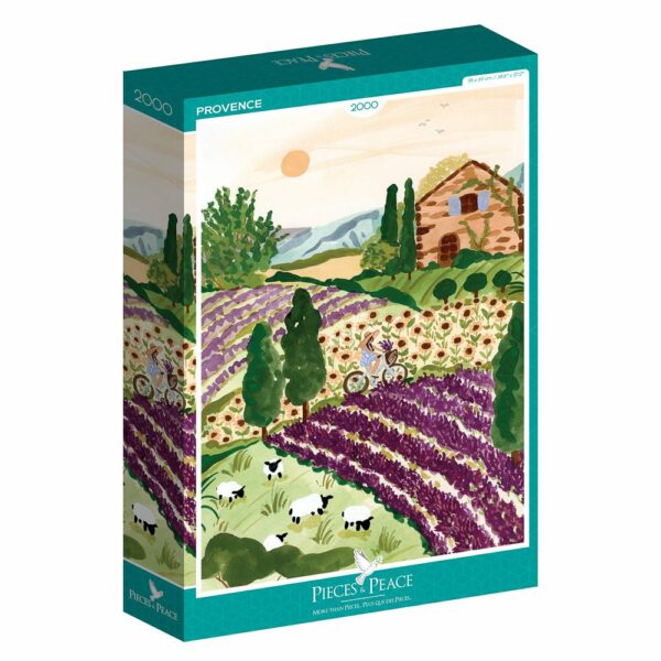 Puzzle Provence - Pieces & Peace - 2000 pièces