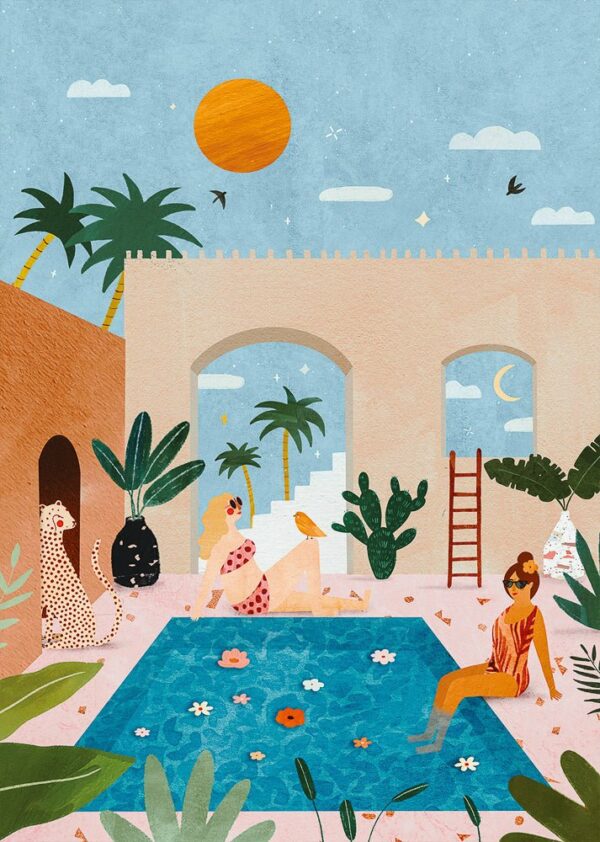 Puzzle Swimming Pool - Pieces & Peace - 1000 pièces