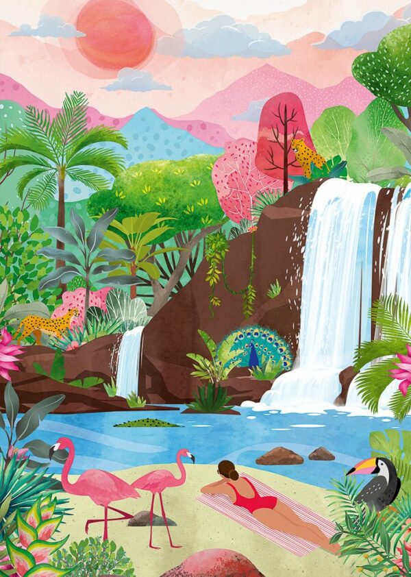 Puzzle Tropical Vibes - Pieces & Peace - 1500 pièces