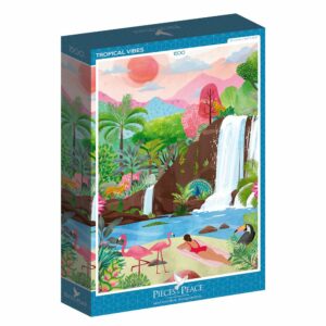 Puzzle Tropical Vibes - Pieces & Peace - 1500 pièces