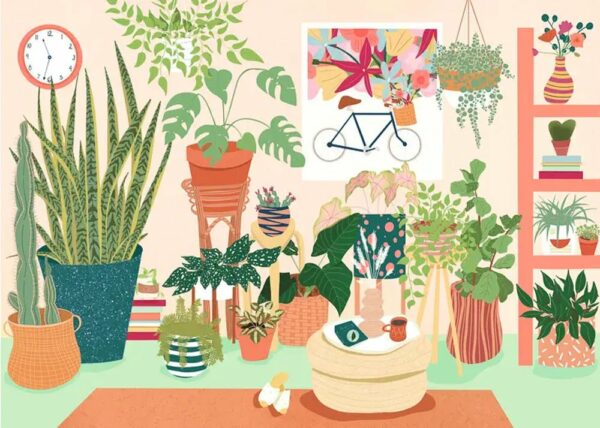 Puzzle Plant Lady - Puzz - 1000 pièces