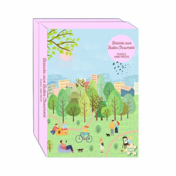 Puzzle Balade aux Buttes-Chaumont - Saperlipuzzle - 1000 pièces